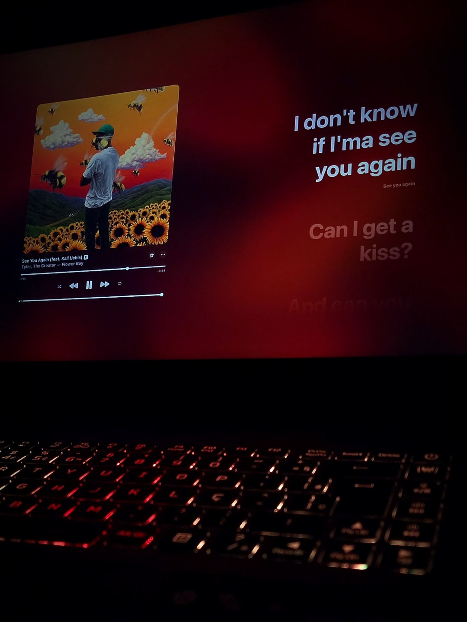 see you again - tyler, the creator, kali uchis #fyp #musica #lyrics #tylerthecreator #kaliuchis