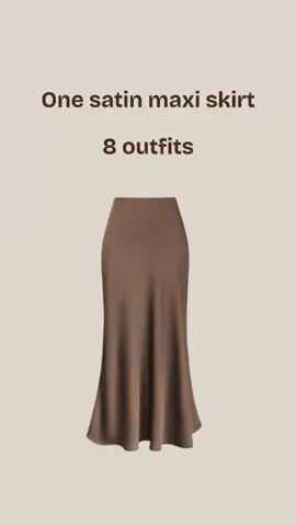 8 different ways to style satin maxi skirt for my ladies 💞💞. which outfit was your favourite? #maxiskirt #satin #skirt #skirtoutfits #outfits #outfit #outfitinspo #fashion #fashiontiktok #ootdhijabstyle #ootdinspo #styletips #styleinspo #OOTD #ootdinspo #supportme 