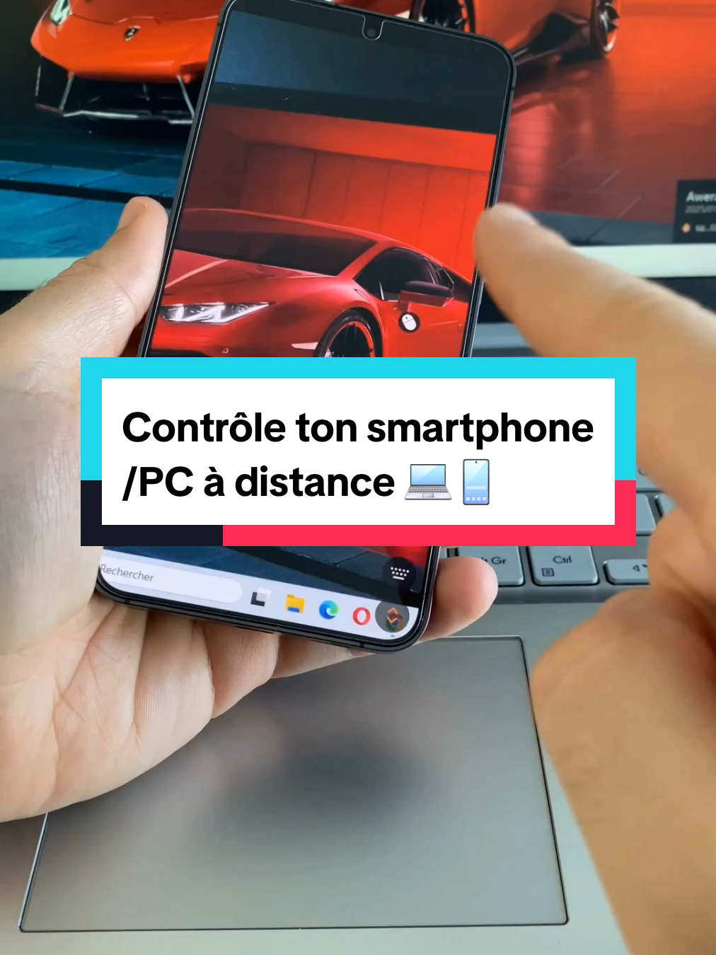 Il est possible de contrôler ton ordinateur depuis ton téléphone ou alors de faire l'inverse grâce à une simple application ! 💻📱 Et bien entendu tout un tas d'autres options sont disponibles 🚀 #astuce #samsung #android #tech #astucetech #awesun 