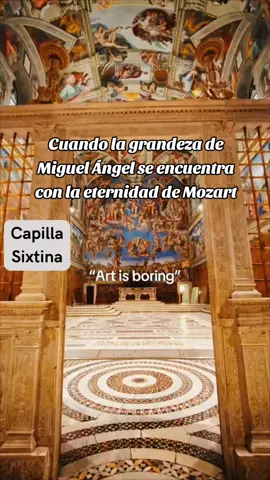 La Creación de Miguel Ángel y el Réquiem de Mozart: Un Encuentro de Genialidad y Eternidad En lo alto de la Capilla Sixtina, Miguel Ángel inmortalizó la grandeza de la humanidad con su obra maestra: 