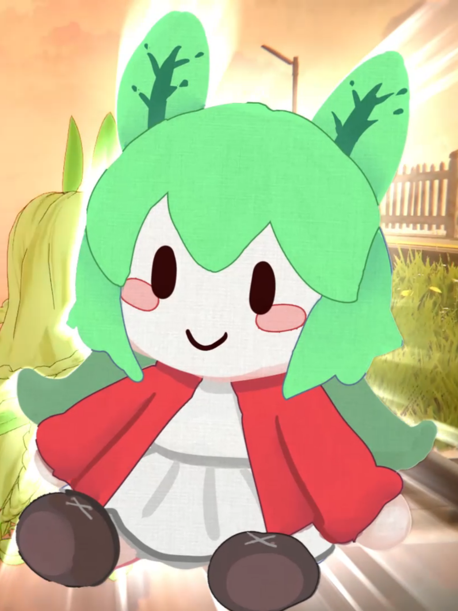 WANT A LEAF PLUSH? #VTUBER #vrchat @vrcbiyaa #anime