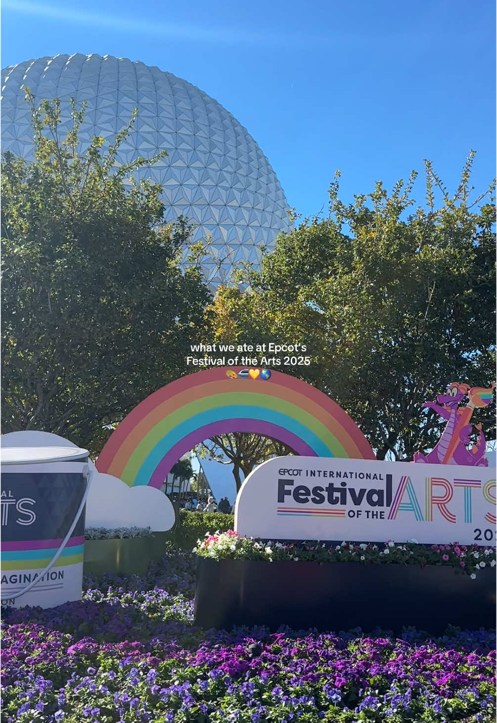 Our first time at Epcot’s Festival of the Arts ✨🎨🥟 #wdw #disney #disneyworld #epcot #disneytiktok 