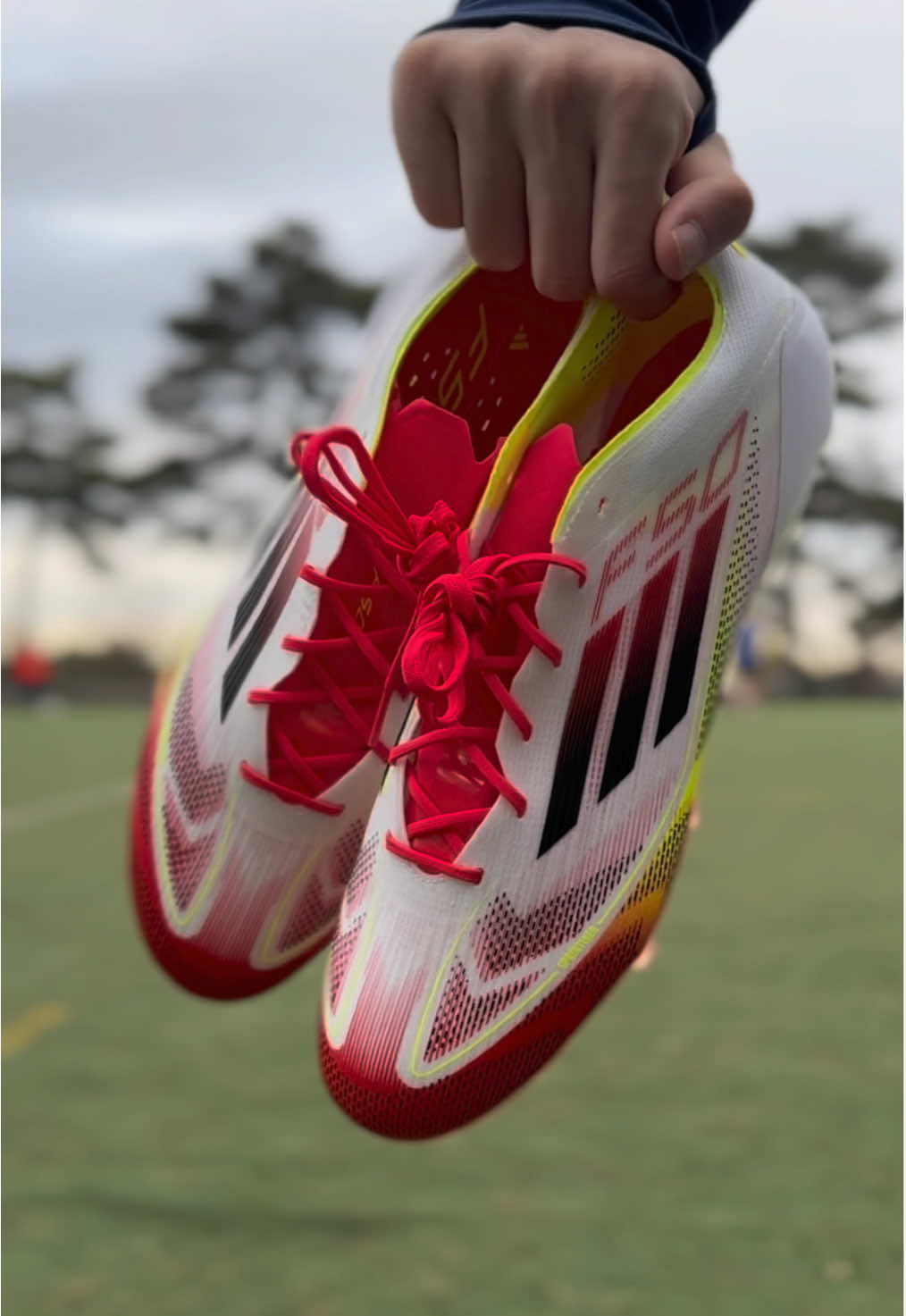 The new ‘pure victory’ adidas F50 elite cleats 🥶 @adidas  #adidasfootball #footballtiktok #footballedit #footballcleats #cleats #fypp #adidas #test 