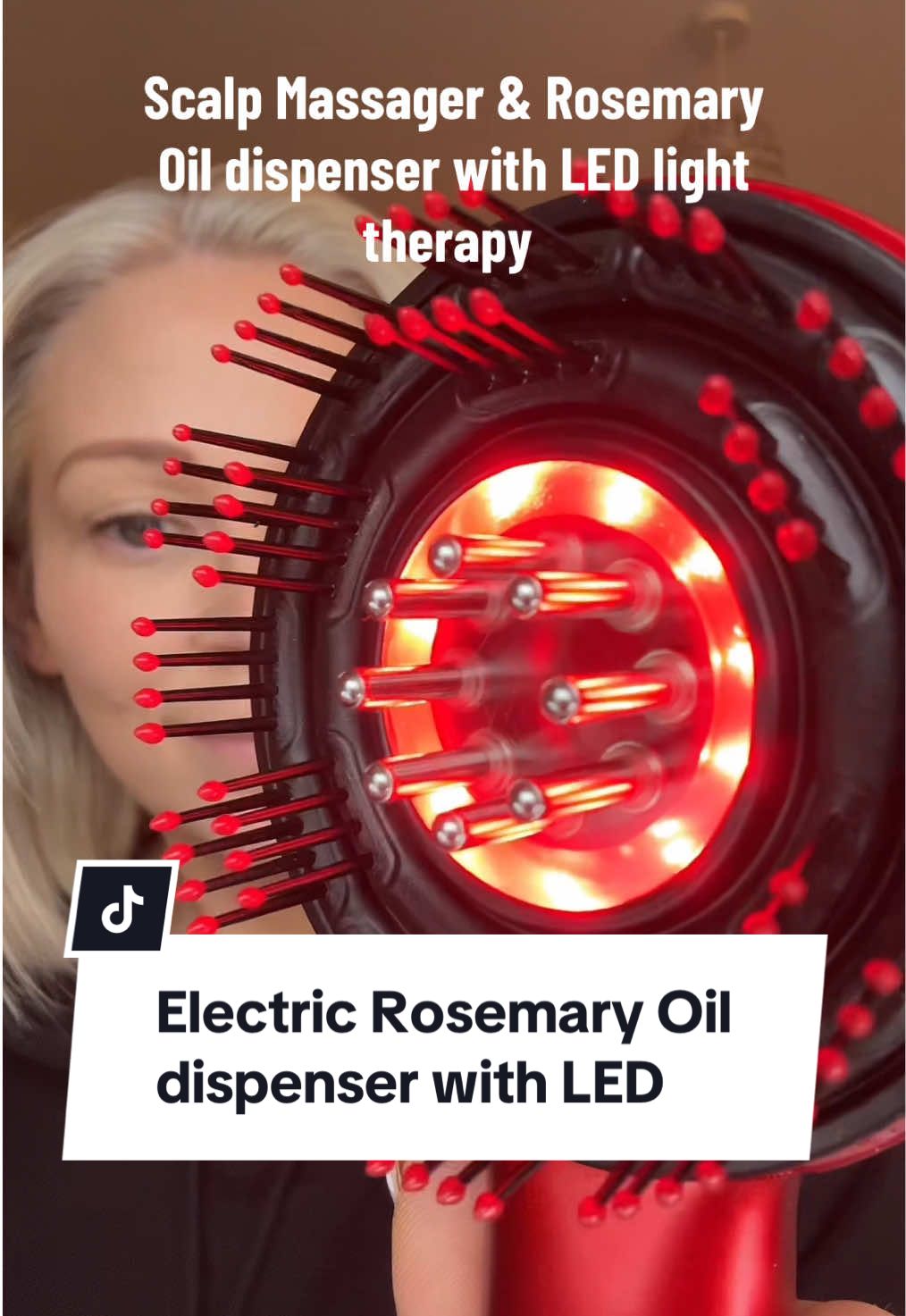 Electric scalp massager with an oil dispenser and LED red light function! If you are on a hair growth journey then this is your sign 🛍️💫 #scalpmassage #scalpmassager #hairgrowthjourney #hairgrowthtips #hairjourney #haircare #scalptherapy #scalptreatment #BeautyTok #hairtok #girltok 