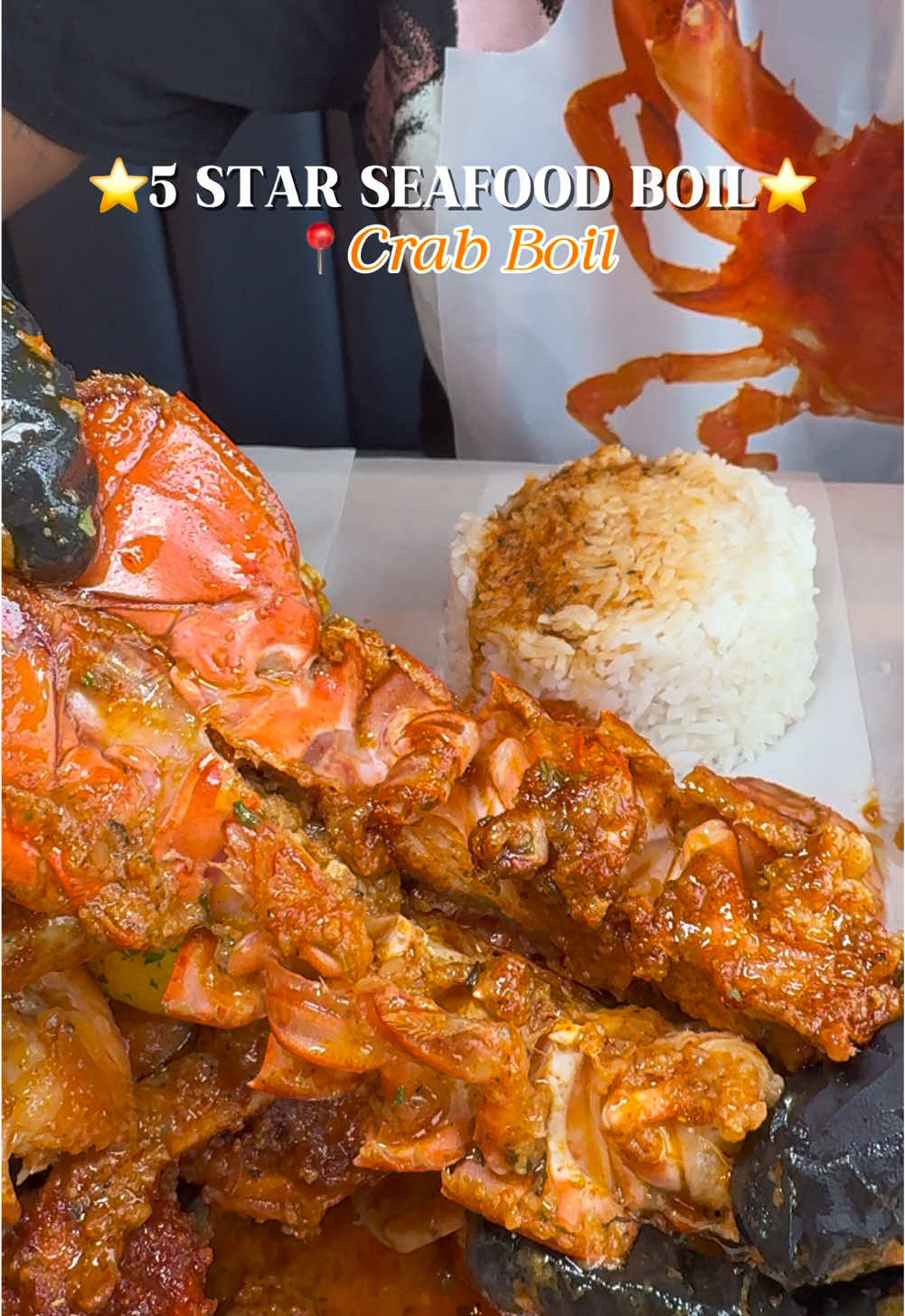 5 STAR RATING ON GOOGLE REVIEWS, please go ASAP!! 💗⭐️ #todotoronto #seafoodboil #torontofoodie #torontofood #googlereviews @CRAB BOIL 