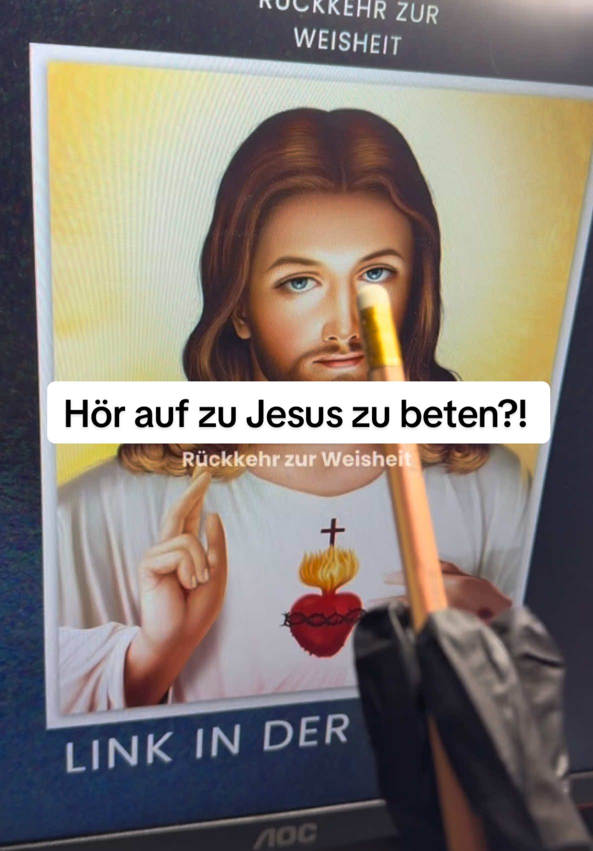 Hör auf zu Jesus zu beten?!