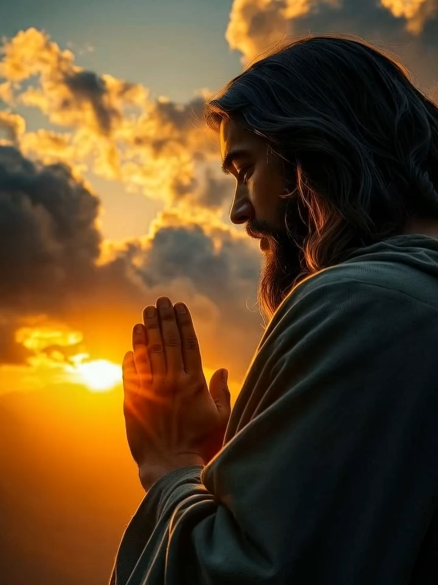 Jesus praying for us#jesusisking #yeshua #jesussaves