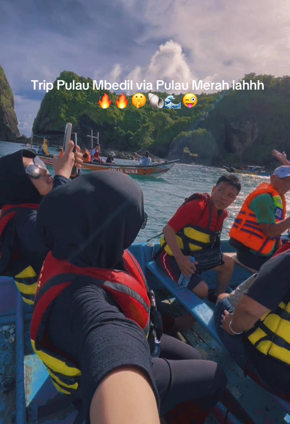 Siswa libur, buguru nya liburan dulu😝 #pulaumerah #pulaubedil #banyuwangi @banyuwangi tourism 