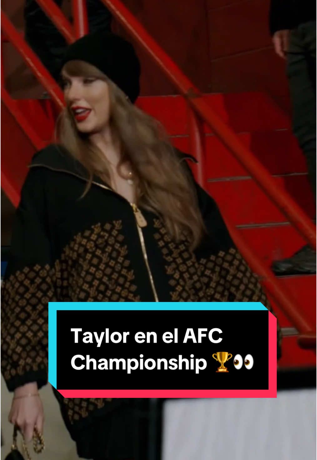 Taylor ya está en Kansas City lista para el AFC Championship 👀🏈🏆 #nfl #nflmx #TikTokDeportes #fyp #taylorswift #chiefskingdom #afcchampionship 