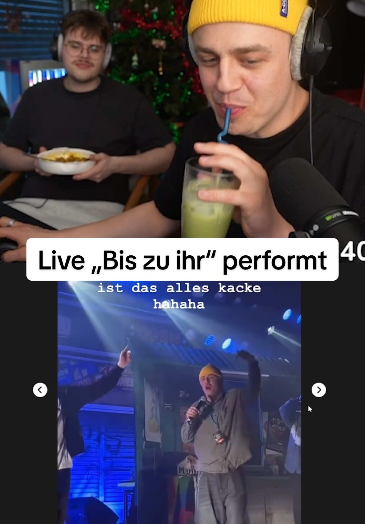 Ich hab live beim Filow Konzert „Bis zu ihr“ performt 💀 #papaplatte #filow 