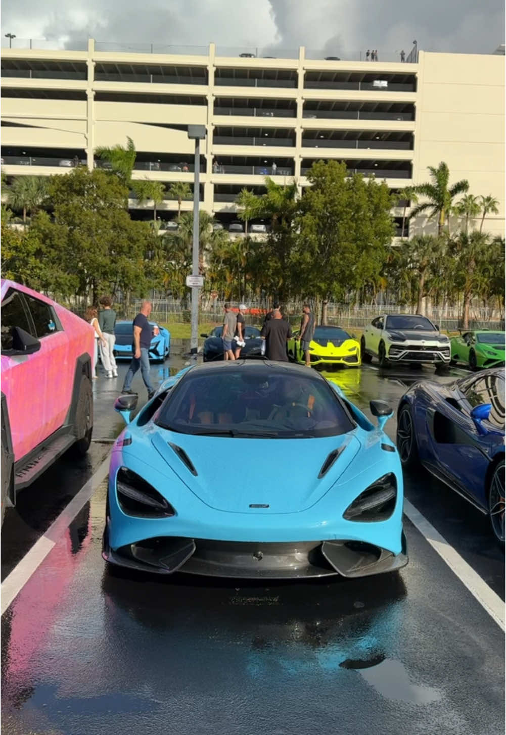 765lt after the rain😩#fyp #mclaren #765lt #supercar 