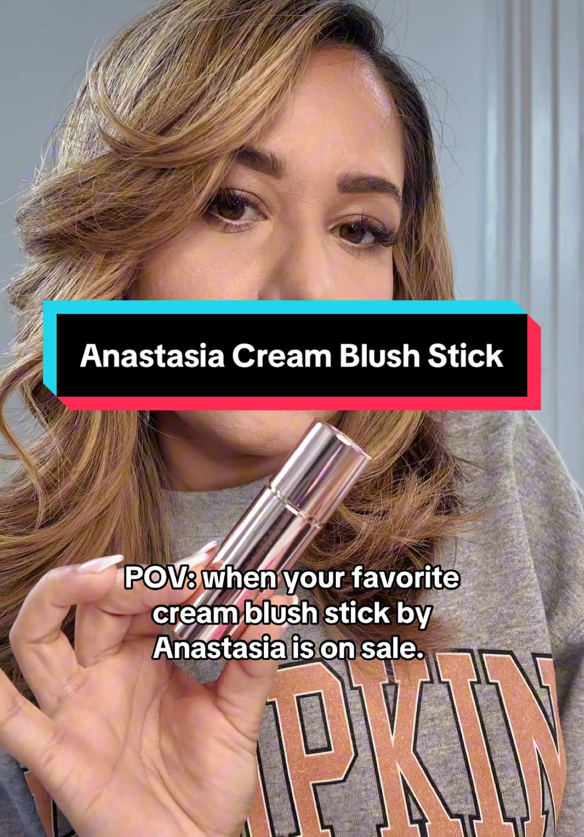 Love the cream blush sticks by Anastasia.  #ttsbeautybesties #giftguide #newyearnewaura #fashionlookbook #winterwardroberefresh #mademyyear #ttsdelightnow #ttslevelup #tiktokshopjumpstartsale #tiktokshopcreatorpicks #TikTokShopFashion #tiktokshoploveatfirstfind #winterfinds 