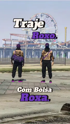 Traje mod  roxo feito na sessão!  #traje #gta5 #gtaonline #gtav #eosguri 
