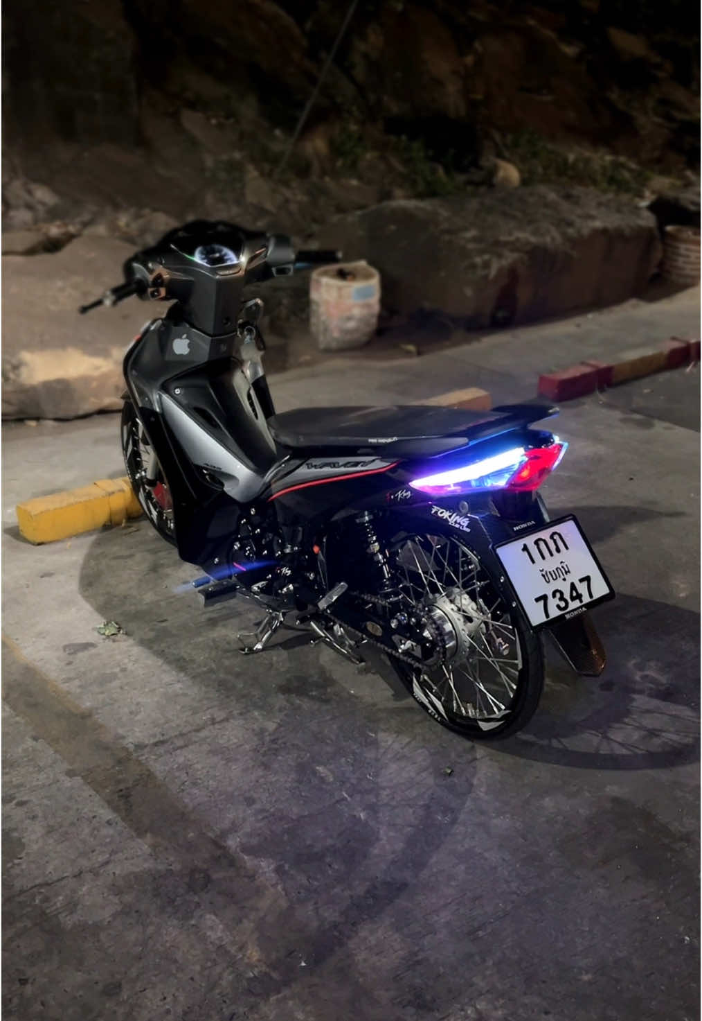 ทรงแว๊นดิวะะะะ🖤💯#wave110iled2022🖤 