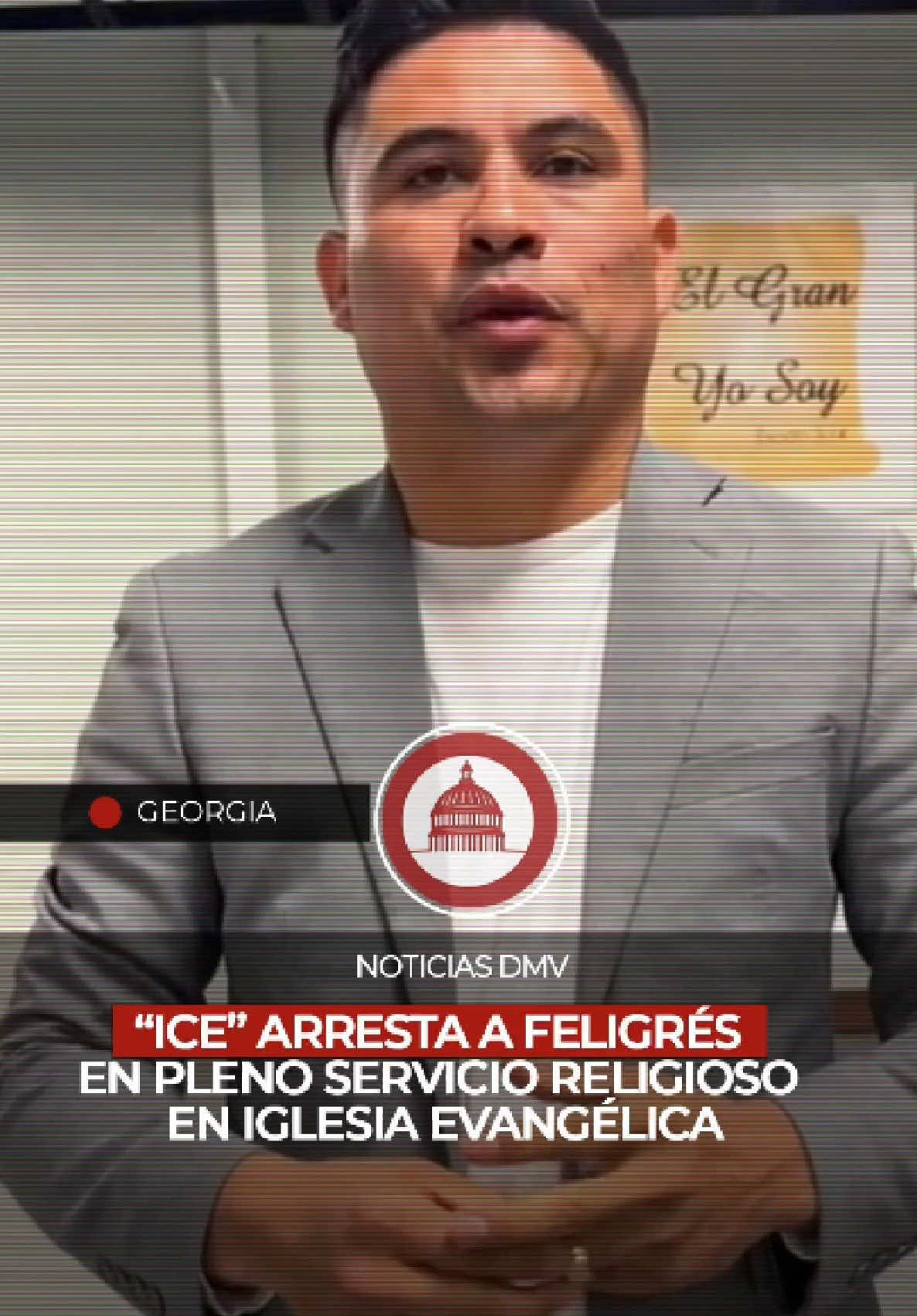 🔴 𝗚𝗘𝗢𝗥𝗚𝗜𝗔 | “ICE” arresta a feligrés en pleno servicio religioso en iglesia evangélica. #noticiasdmv #georgia #tucker #mcdonough #ice #redadas #hondureño #honduras