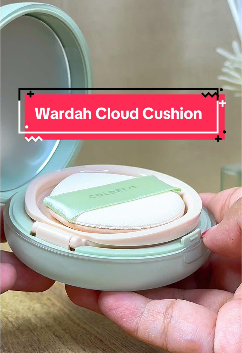 lagi suka banget sama cushion wardah yg sage green ini 🥺🫰#Wardahcloudcushion #wardahcushion #Wardahcloudcushion5D #cushioncloud #cushionmatte 