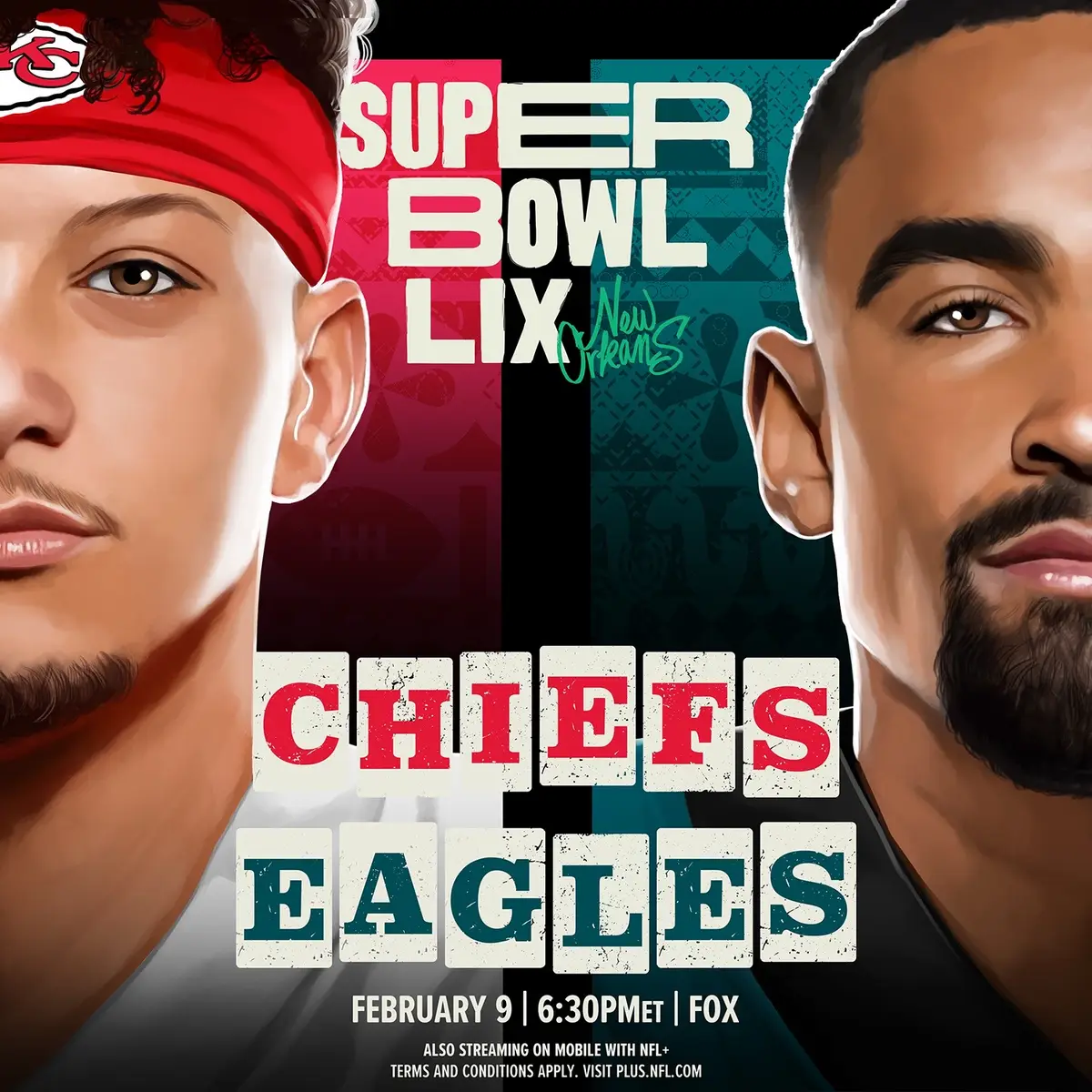 CHIEFS VS. EAGLES AT #SBLIX #Super Bowl #nfl #NFLPlayoffs 