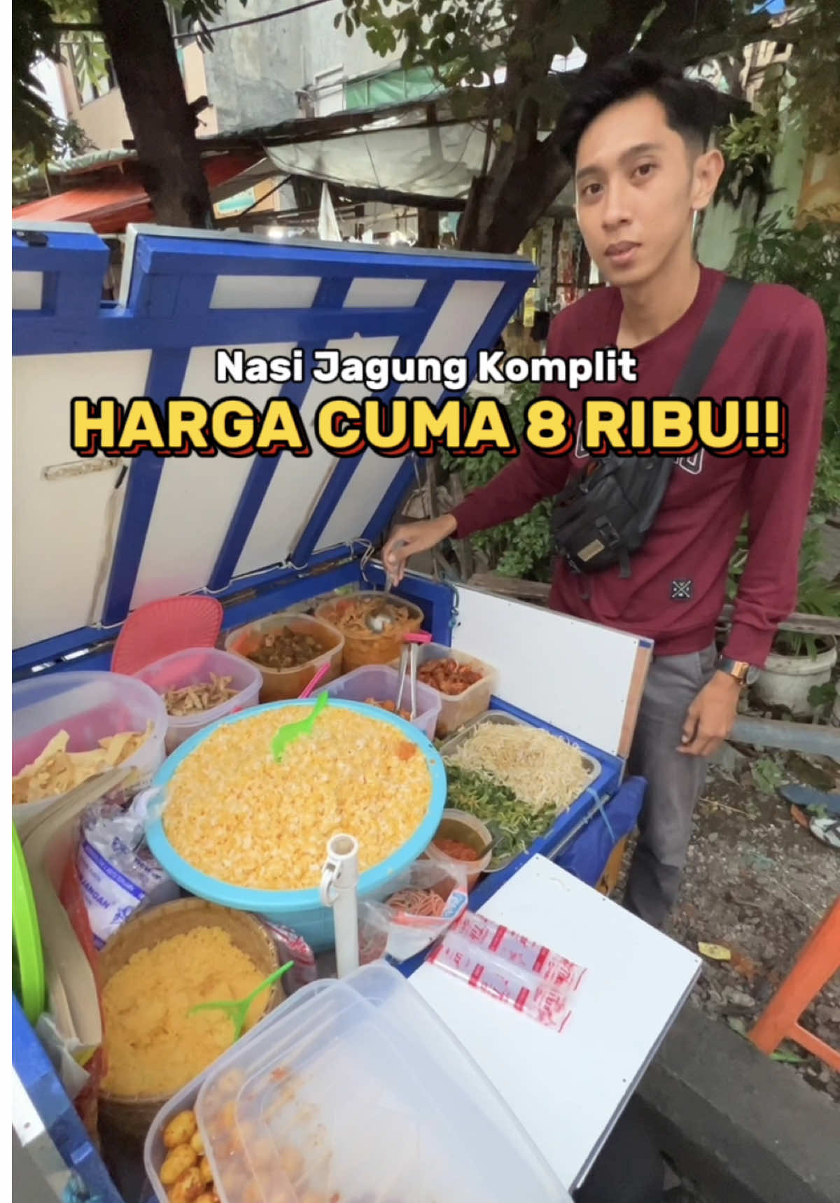 NASI JAGUNG KOMPLIT CUMA 8RIBU #nasijagung #segojagung #nasimurah #jokes #dagelan #barbar #rekomendodo #viral #fyp #hiddengem #kulinersidoarjo #kulinersurabaya #surabayakuliner #surabayatiktok #nongkrong_surabaya