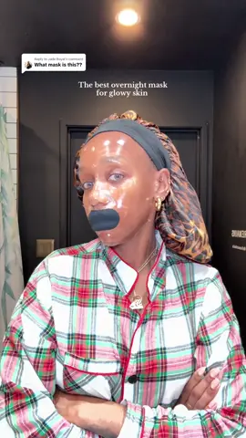 Replying to @Jade Royal the best overnight facemask I’ve ever used and probably the most powerful product in my skin care routine at the moment! @Medicube Global #medicube #medicubetiktokshop #blackgirltiktok #morningroutine #morningskincare 