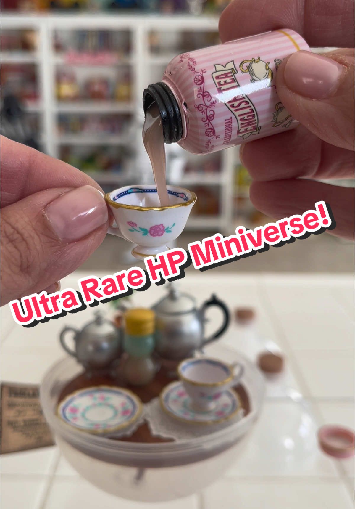 Ultra rare Harry Potter Miniverse!!! 😱💫 #miniverse #ultrarare #harrypotter #miniature #mandrake #doloresumbridge #tea #codes