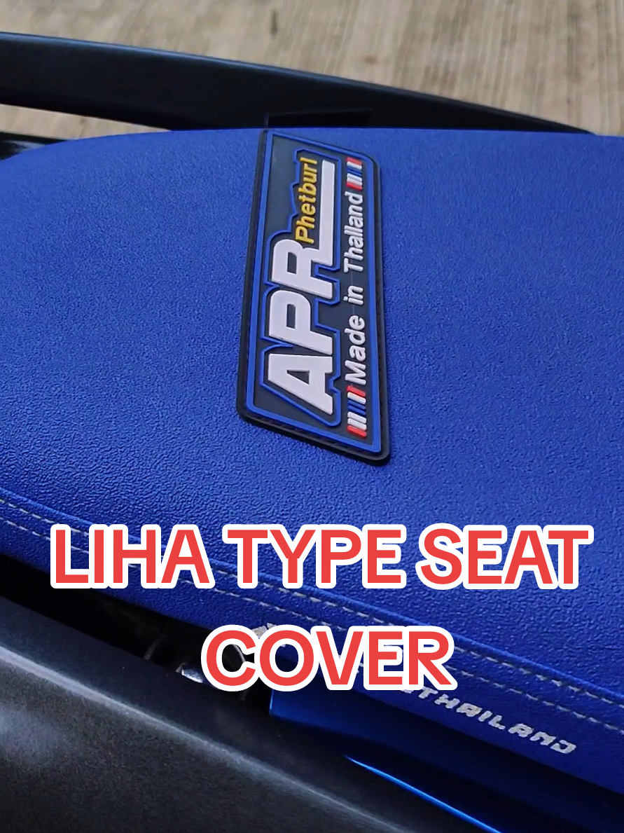 Original Liha Type Seat Cover merong APR JRP Nathong Recipe Kingdrag Daeng Bride at DS4 Made in Thailand napkaganda ng Quality Proven and Tested #tiktokshop #fypシ゚ #seatcover #click #mio #aerox #nmax #pcx #raider #tmx #xrm #indoconcept🇮🇩 #thaiconcept #malaysianconcept 