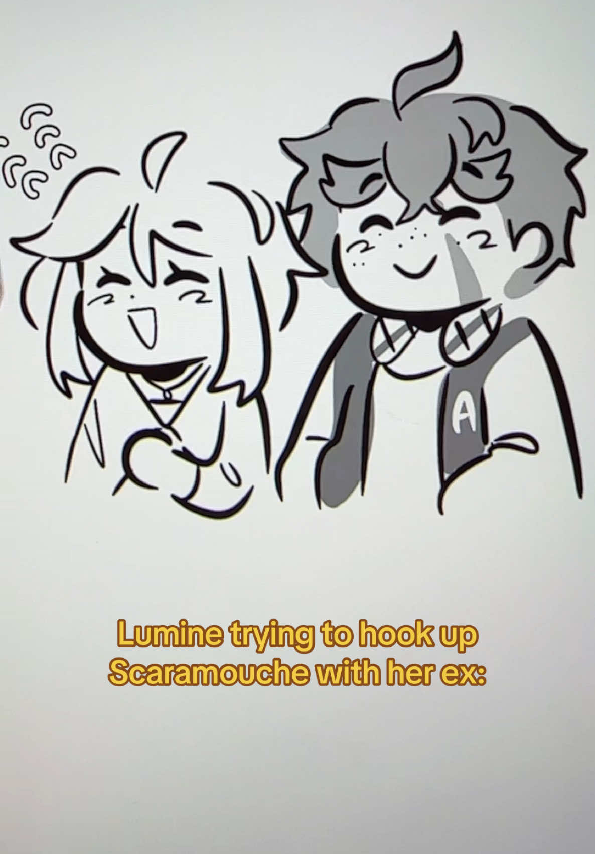 I really need to start making this au a comic huh bc this vid has lore I made behind it that none of y’all know #genshin #GenshinImpact #hoyocreators #lumine #ajax #childe #scaramouche #chiscara #chilumi #modernau #fyp #fypシ 