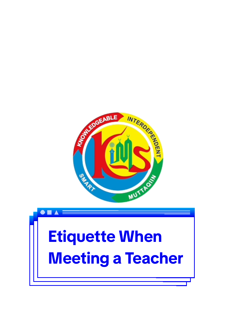 Let's cultivate the culture of smiling, greeting, saying hello, being polite, and showing courtesy (5S) when meeting teachers! 🎓👩‍🏫‍ 📹: Afrin, Felisa, Syauqi, Rafi (JS8D), Ms Ainun and Mr Qadri #SMPKhalifaIMS  #fyp  #ettiquette 