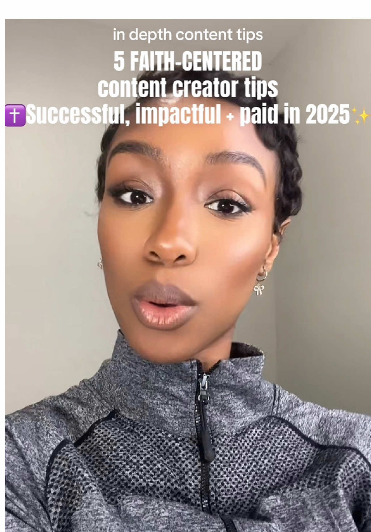 🫶🏾💕Let’s get it in 2025! Content Creator Tips with Coach Ta. Faith is working over here, join the Excuse Removers Crew!  1. Align Your Purpose with God’s Plan - Before starting, pray and seek God‘s guidance for your content. Ask Him to reveal how your unique gifts and passions can glorify Him while serving others. * Proverbs 16:3 reminds us, “Commit your work to the Lord, and your plans will be established.” 2. Create Content with Excellence + Integrity -God calls us to do all things with excellence (Colossians 3:23). Invest in learning new skills like editing, storytelling or using new tools so your content reflect your commitment to quality. -Integrity matters so don’t promote products or brands that conflict with your faith or values, even if they offer a paycheck. Staying true to God will attract the right opportunities. 3. Stay Consistent, but Give Grace -Success requires consistency, but don’t let it compromise your walk with Christ. Create a schedule that allows time for prayer, rest and community. -Share your faith, journey, authentically be honest, and it’ll remind them that success doesn’t mean perfection. 4. Build Relationships, Not Just Followers -True influence is built by serving others. Engage with your audience in meaningful ways – respond to comments, pray for them, and share messages of encouragement. 5. Monetize with Purpose -Your earnings are a tool for furthering God’s kingdom. Tithe from your income, support ministries or create content that directly shares the Gospel. -God is your ultimate provider, so trust Him with the process. #ChristianTikTok #Co#ContentCreatorTipso#ContentCreatorJourneye#BeginnerCreator0#2025ContentTips