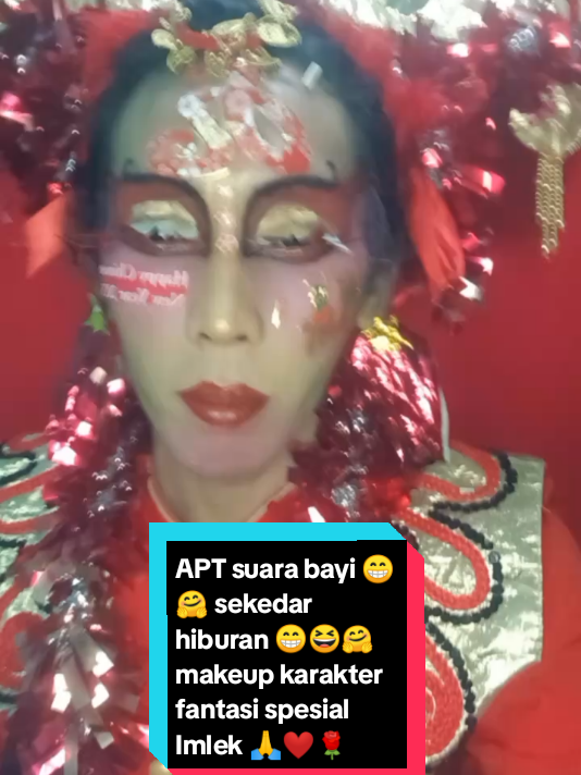 APT suara bayi makeup karakter body painting Fantasi spesial Imlek by N3z makeup karakter body painting & N3z creative..... #semuaorang #fyppppppppppppppppppppppp #makeupkarakterfantasispesimlek #tiktokindonesia #lipsync #hiburan #pemula #creator #reelsvideo 