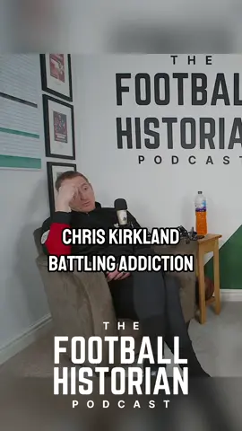 Chris Kirkland battling addiction 🗣 Chris Kirkland was this week's guest as he told us the story of his career in the game. Chris's journey from Coventry to Liverpool, international call-up, playing for Wigan and struggles after football were all covered as he joined us on The Football Historian Podcast. Available on all platforms now! #addiction #addictionrecovery #chriskirkland #thefootballhistorianpodcast #footballpodcast #podcast #football #footballquotes #Soccer #footy #footballhistory #footballhistorian 