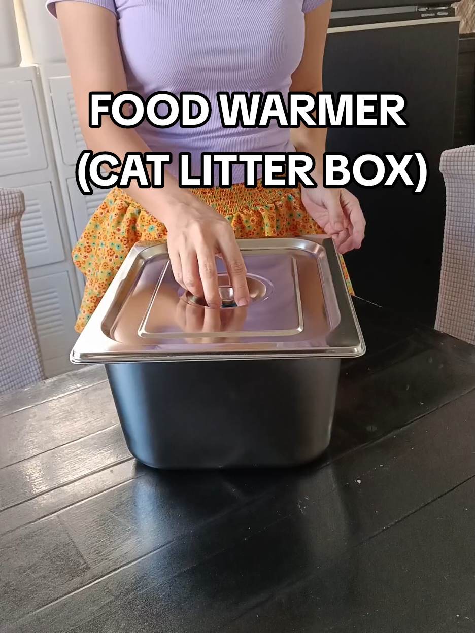 Cat Litter Box (Food Warmer) #litterbox  #catlitterbox  #stainlesscatlitterbox 