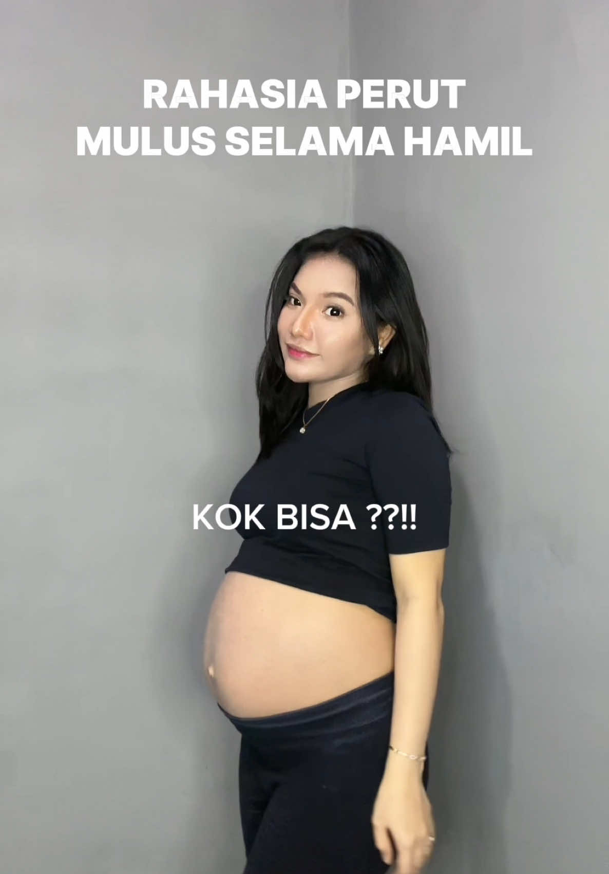 kuncinya pake rutin dari awal kehamilan 🤰🏻🫡 #fyp #viral #pregnancy #pregnantlife #pregnanttiktok #pregnancyjourney #trimester3 #stretchmarks #rintikskincare 