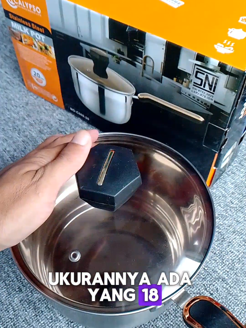 calypso milk pot panci susu berbagai macam ukuran #cuantanpabatas #wibgajian #tiktokcreatorsearchinsightsincentive #calypso #milkpot #pancisusu #pancistainless 