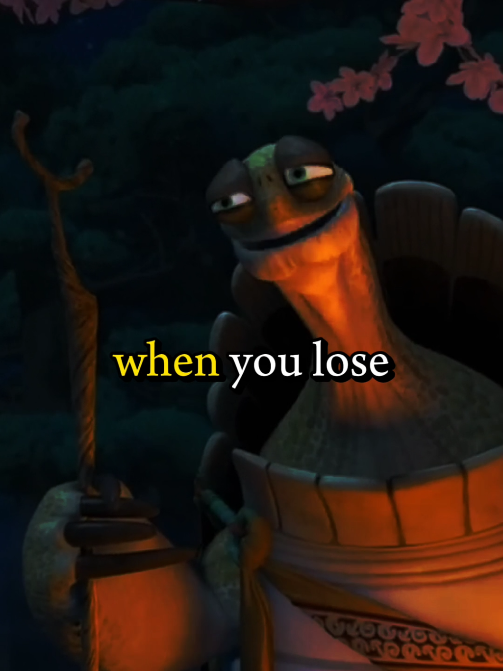 Master oogway when you loose your money you loose nothing .  .  .  #oogwaymindset #oogway #motivation #oogwayquotes #loose #nothing #mindsetmotivation #motivationalquotes #motivationalvideo 