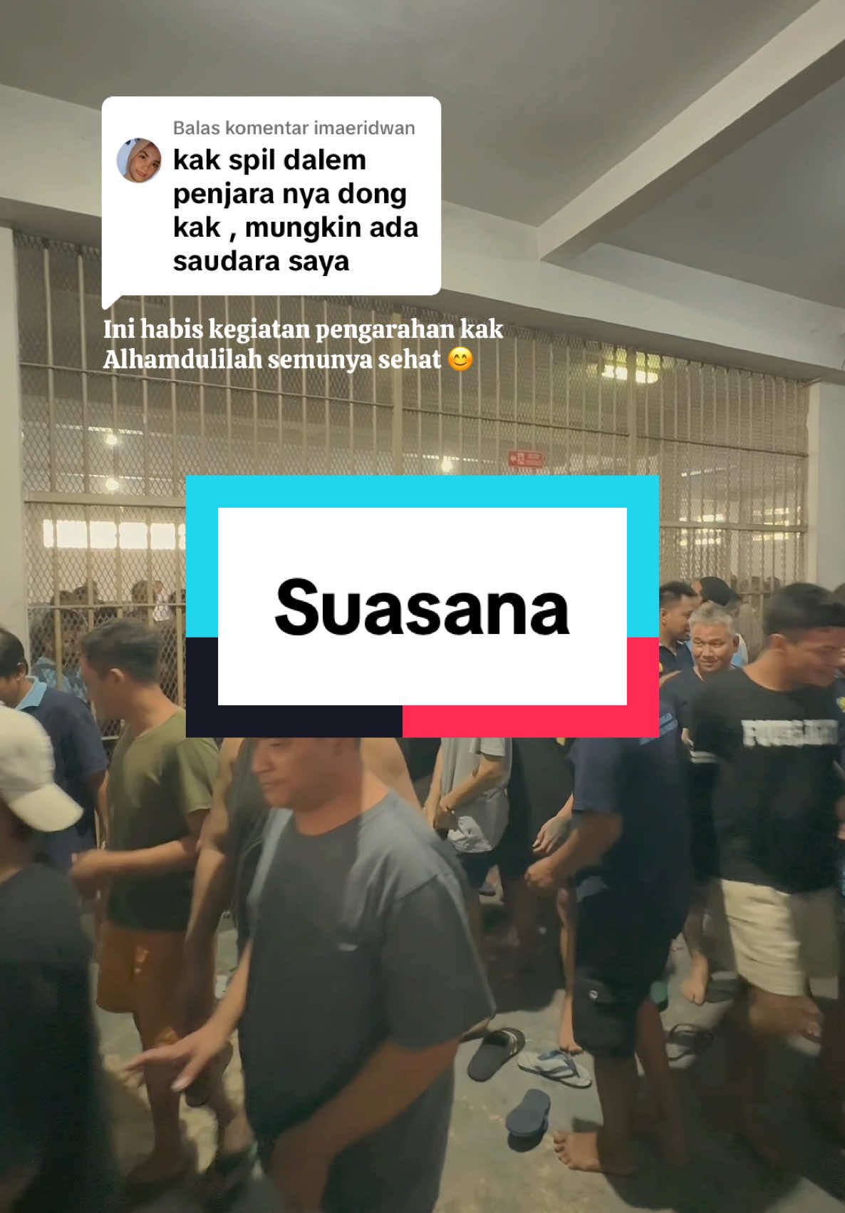 Membalas @imaeridwan alhamdulilah semua sehat kak, semoga saudaranya masuk ke video ini biar mengobati rindu kakak 😊 #fyp #fypage #wbp #pamekasanmaduraa #kemenimipas #Ditjenpas #KakanwilDitjenpasJatim #pemasyarakatan #infoimipas #CapCut #nap 