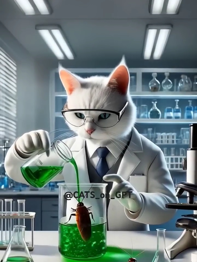 @yummykidsxy#cat broke😱😰 the cook roach experiment 😱like and followers my 🥰🥰 channel 🥰🥰2025 🥰🥰🥰