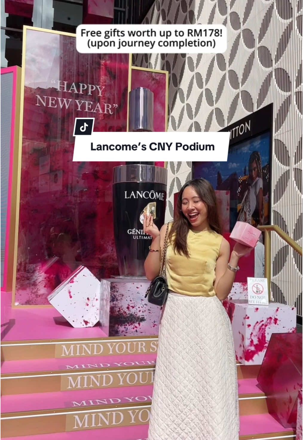 The best way to start your new year is with @Lancome MY  🌸💛 #lancomemy #lancomenewyear25 #Ignitethepoweroftherose