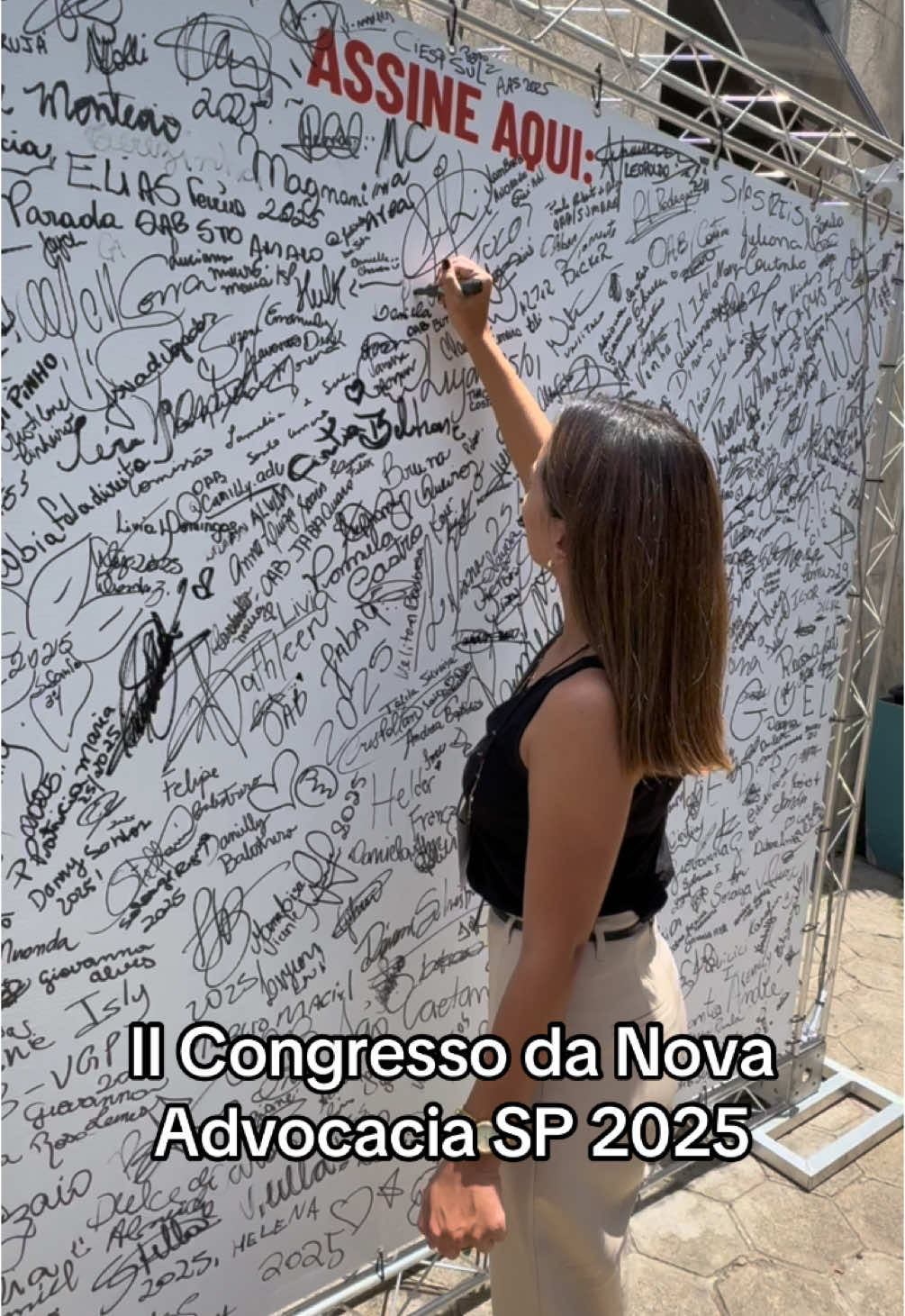 Um pouquinho do primeiro evento do ano: II Congresso da Nova Advocacia SP 2025, que contou com grandes palestrantes: Flávio Tartuce, Marco Antônio Araújo, Afonso Paciléo, Solano Camargo, entre outros #advogada #advocacia #advocacianapratica #advogadaonline #congreso 