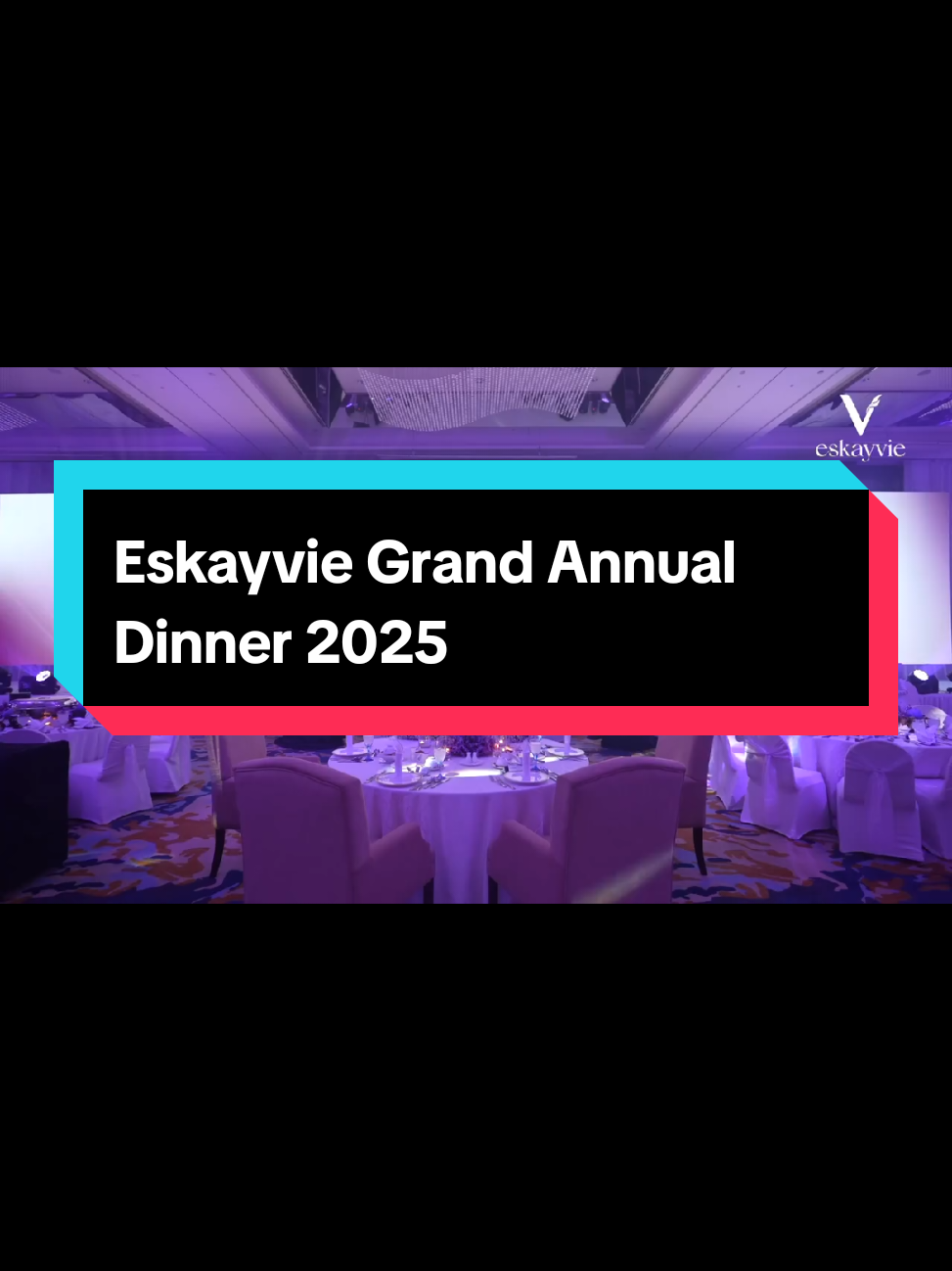 ✨ Eskayvie Grand Annual Dinner 2025 ✨ Malam yang penuh makna meraikan kejayaan luar biasa yang telah dicapai sepanjang tahun 2024.  Alhamdulillah, dengan rahmatNya, kita telah menyusuri tahun 2024 yang penuh dengan kejayaan dan keberkatan. Bertemakan The Next Chapter – Honouring the Past, Transforming the Future, malam ini kita mengimbau kembali perjalanan yang membawa Eskayvie ke tahap lebih tinggi. Namun kini, kami bersedia untuk membuka lembaran baru yang transformasi ke arah masa depan yang lebih cemerlang. Terima kasih atas sokongan anda yang tidak pernah berhenti. Bersama Eskayvie, kita akan menempuh masa depan yang lebih cemerlang dan penuh kejayaan! #Eskayvie  #TheNextChapter  #HonouringThePast  #TransformingTheFuture  #EskayvieGrandAnnualDinner2025 