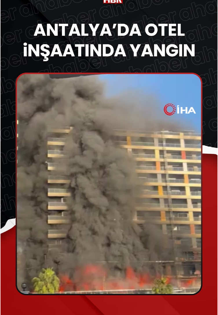 #Antalya'nın #Alanya ilçesinde yapımı devam eden otelde #yangın çıktı. Yangında mahsur kalan 4 işçi kurtarıldı. İtfaiye ekiplerinin alevleri kontrol altına almaya çalışıyor.  #sondakika #gündem #haber 