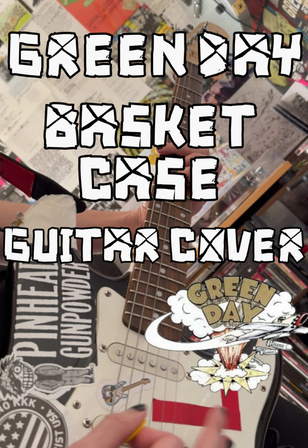 Green Day - Basket Case (Guitar Cover)  @Green Day  #guitartok #guitarcover #greenday #greendaytok #greendaycover #punkrock #dookie #fyp #foryou 