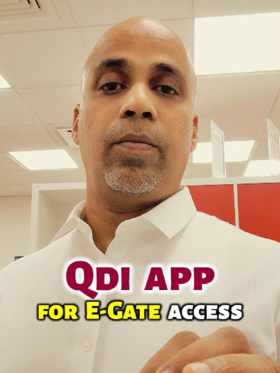 QDI app for accessing through the E- Gate in Qatar 🇶🇦  #foryou #fyp #qatar #qdi #qatartiktok #viral #trending #500k #qatar2025 @everyone 