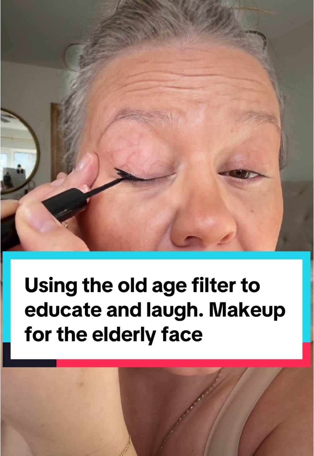 This is what will happen to you when you age and what you’ll look like #makeup #facts #agingfacts #makeuphacks #catfishchallenge 