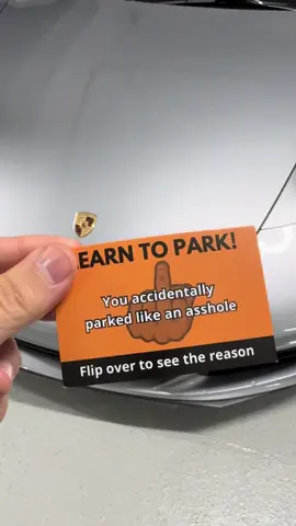 leave a bad parking card to all those bad parkers 😎 #badparkingcard #badparkingcards #badparkingjobcheck #badparking 
