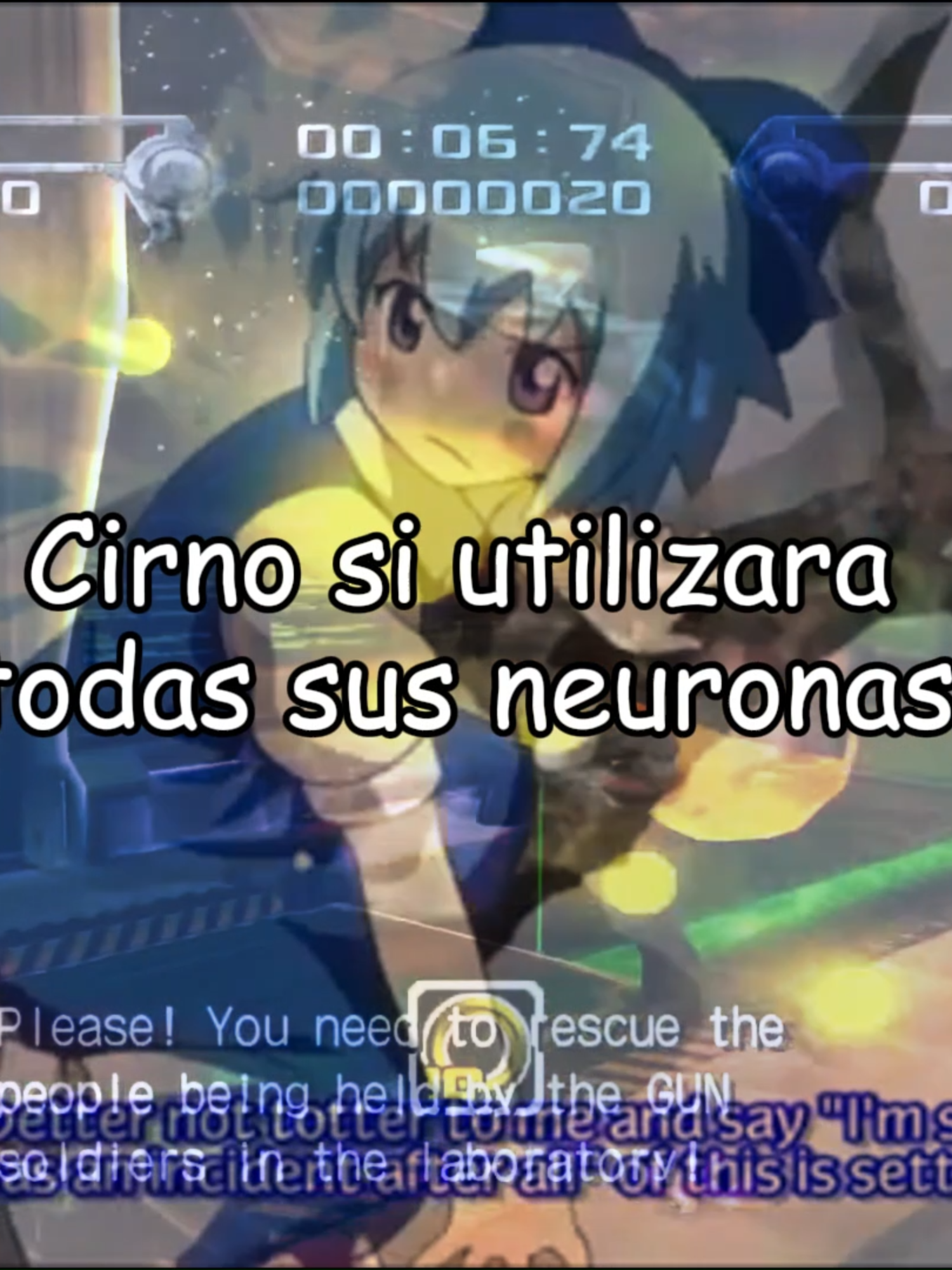 Cirno si fuera inteligente y basada: . . . #cirno #touhou #touhouproject #solange #warensita #paratiii