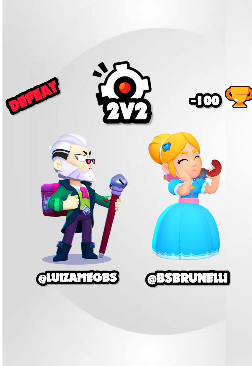 Ela não curava e eu não matava🥲 Republique se você tem um duo assim! #brawlstars @luizamegbs 