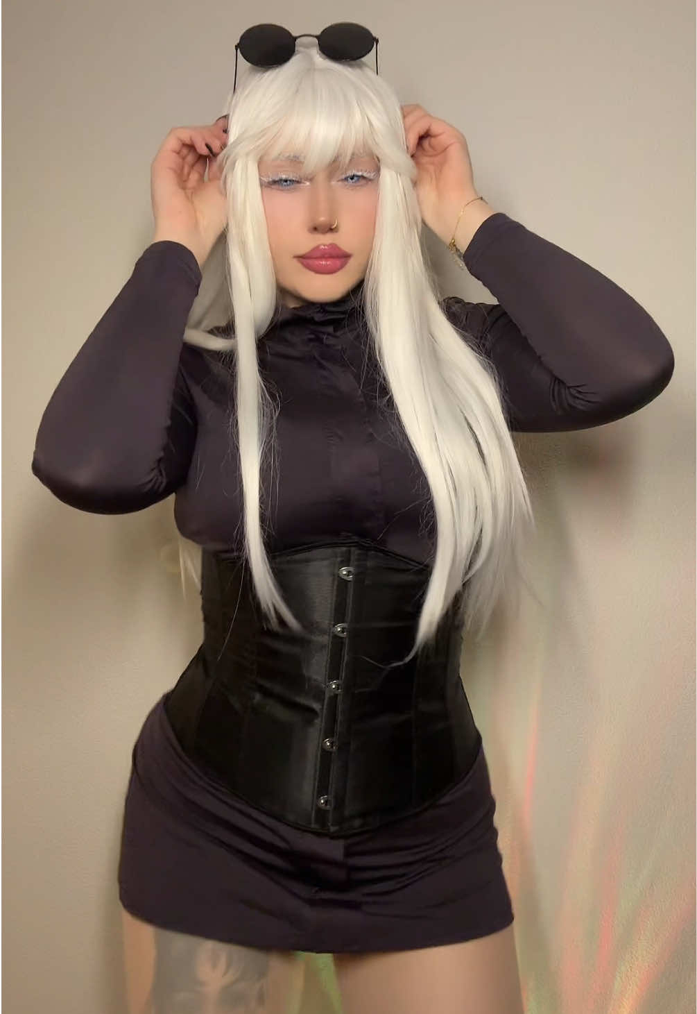 I finally did this dance AHHH and guess who is back DADDY GOJO What do you think?🙂‍↕️🙂‍↕️ #jjk #jujutsukaisen #gojosatorucosplay #gojosatorou #gojocosplay #gojofemale #dancechallenge 