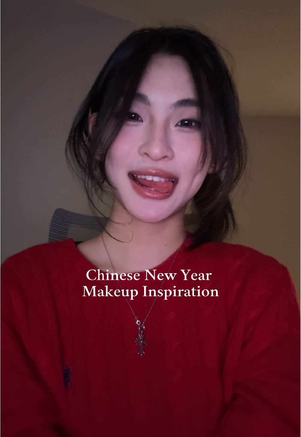 happy chinese new year!! 🧧 #fyp #chinesenewyear #douyinmakeup #makeup #inspiration #03 #nyc 