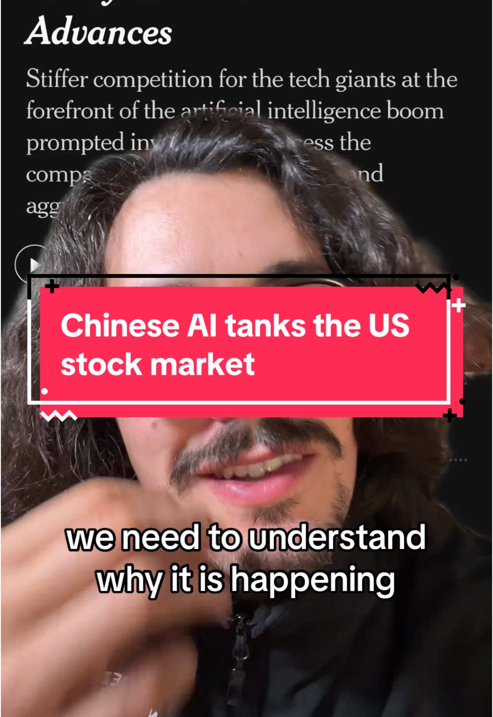 Chinese AI tanks the US stock market #Ai #LearnOnTikTok #artificialintelligence #business #machinelearning #product #ux #entrepreneur 