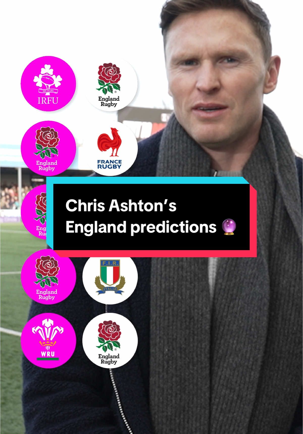 How will England perform at this year’s Six Nations? 🌹   Chris Ashton makes his predictions 🔮 #rugbyunion #sixnationsrugby #rugby 